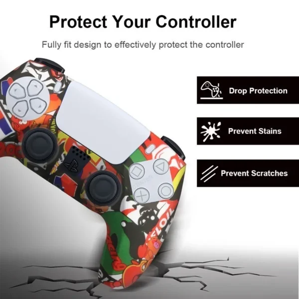 Protective Cover Skin for Playstation 5 Controller - Image 2